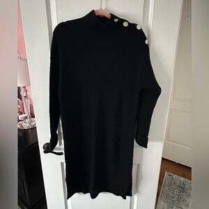 Black Ann Taylor Factory Sweater dress NWT Size Medium